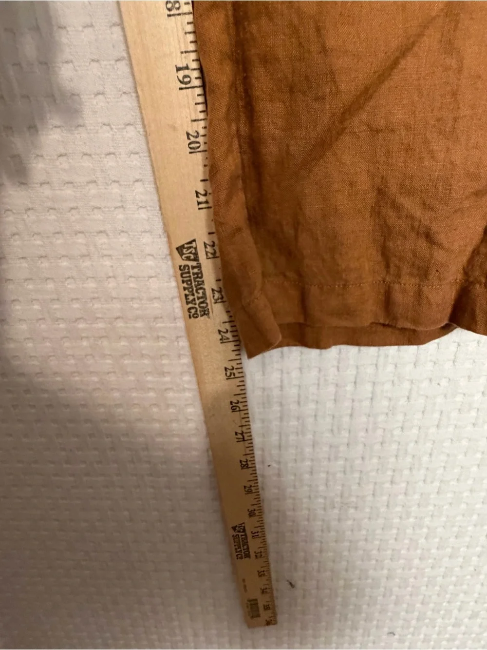 Quince Women 100% Linen 2-pc SET Black Tank Top Size M Tan Brown Pants Size L